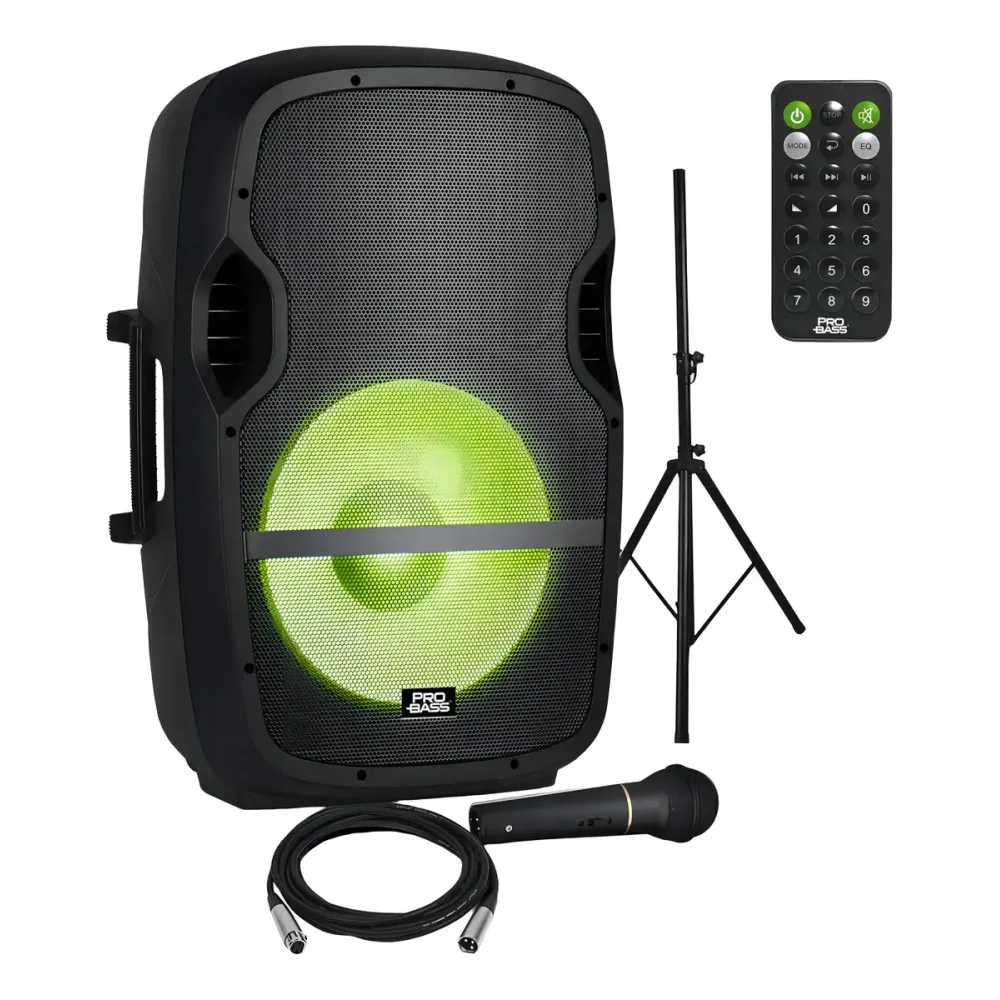 PARLANTE PROBASS ELEVATE LP 15" LUZ/SOP