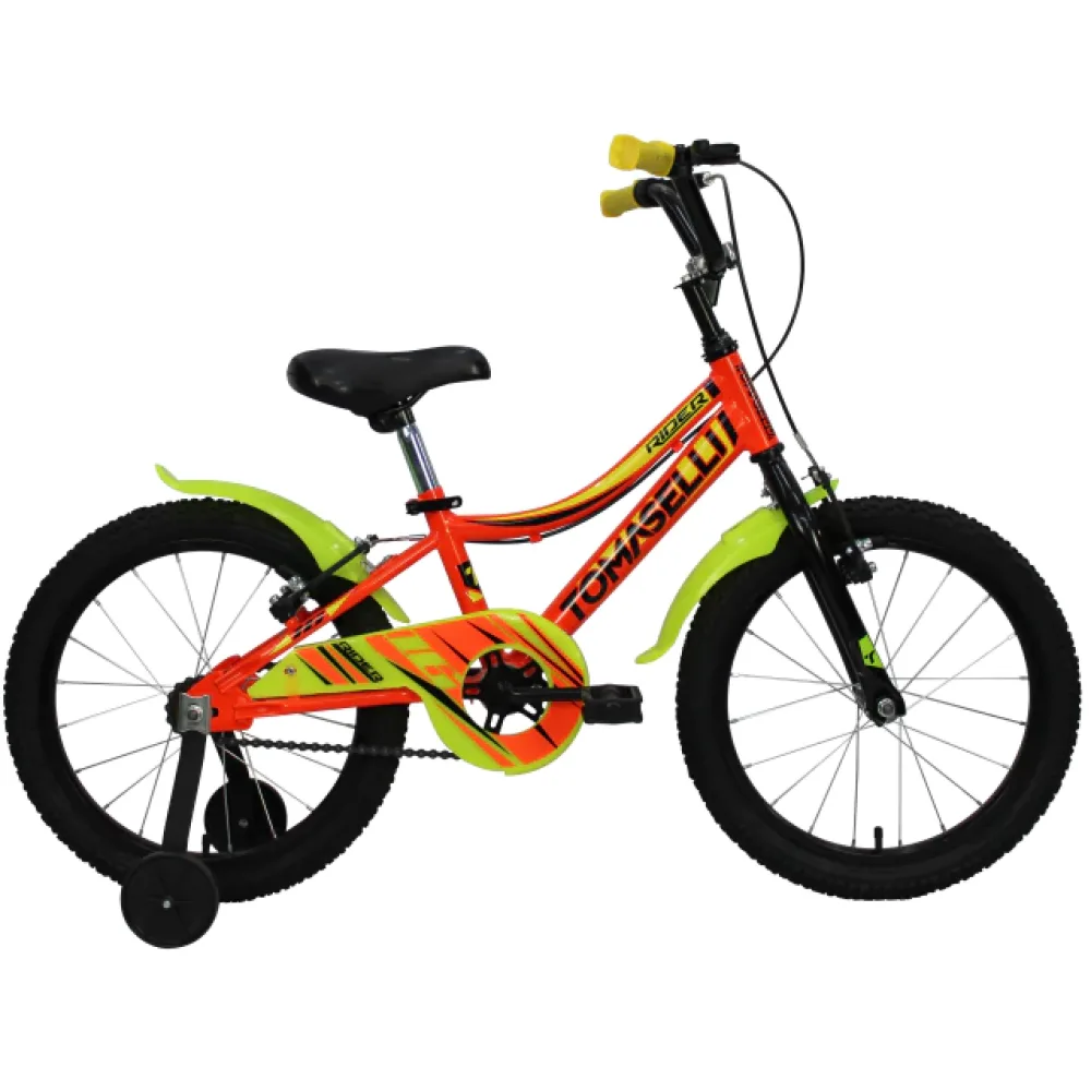 BICI.TOMASELLI RYDER R16 NARANJA/AMARILLO