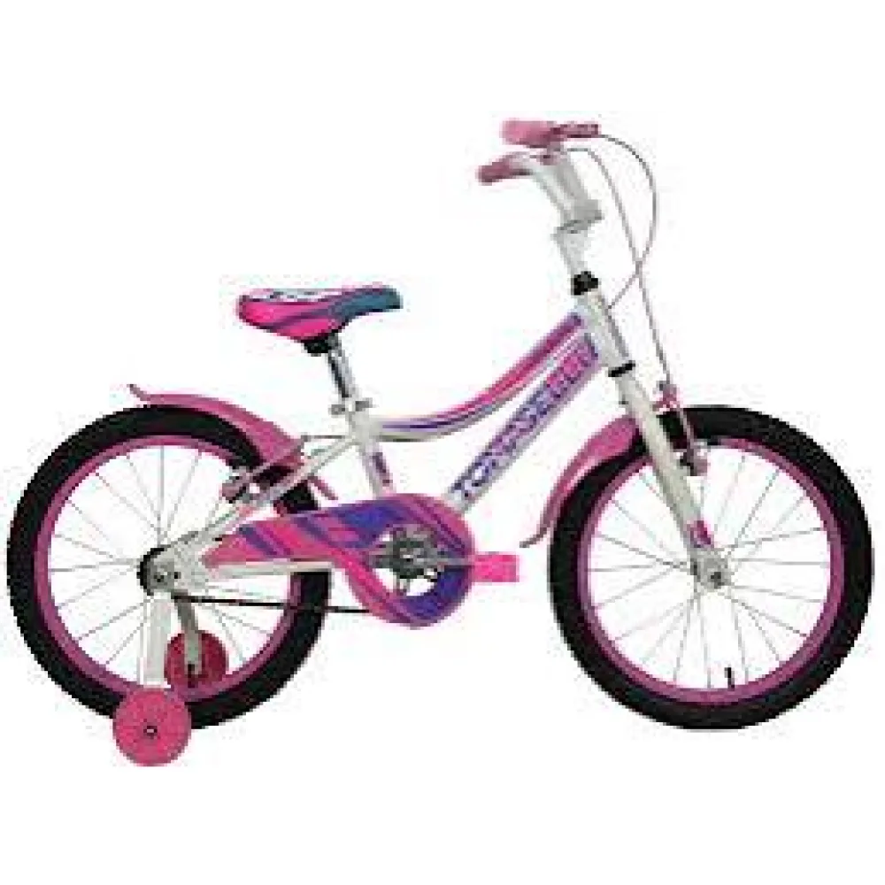 BICICLETA TOMASELLI RYDER R16 FULL BLANCO/FUCSIA