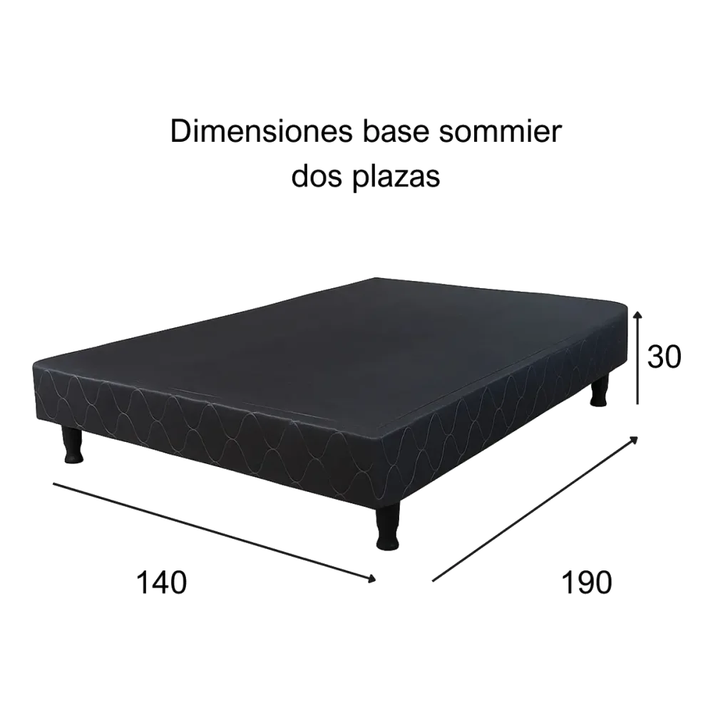 BOX MAXIKING SIENA 1.40x1.90