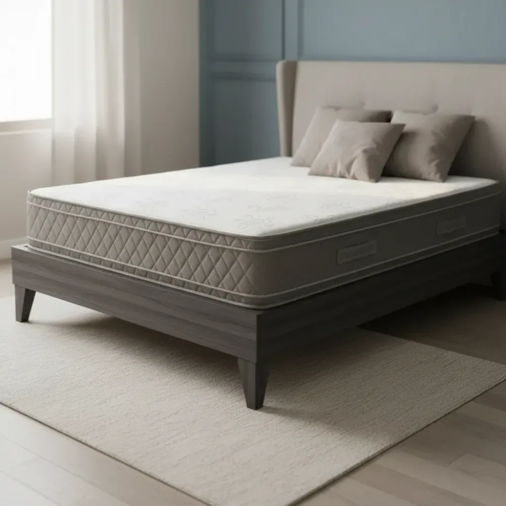 COLCHON LITORAL SKY GREY 140 x190 x 30