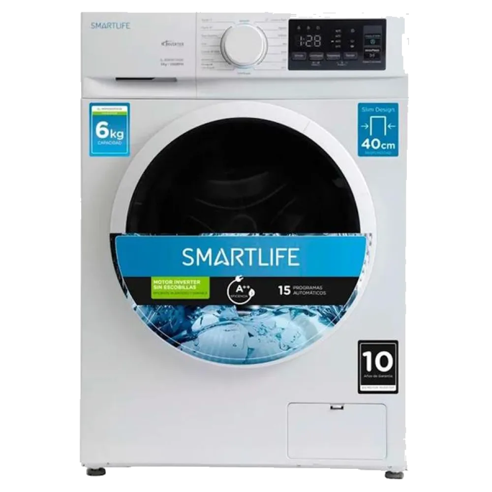 LAVARROPA SMARTLIFE  SL-WMU061000W 6KG 1000RPM