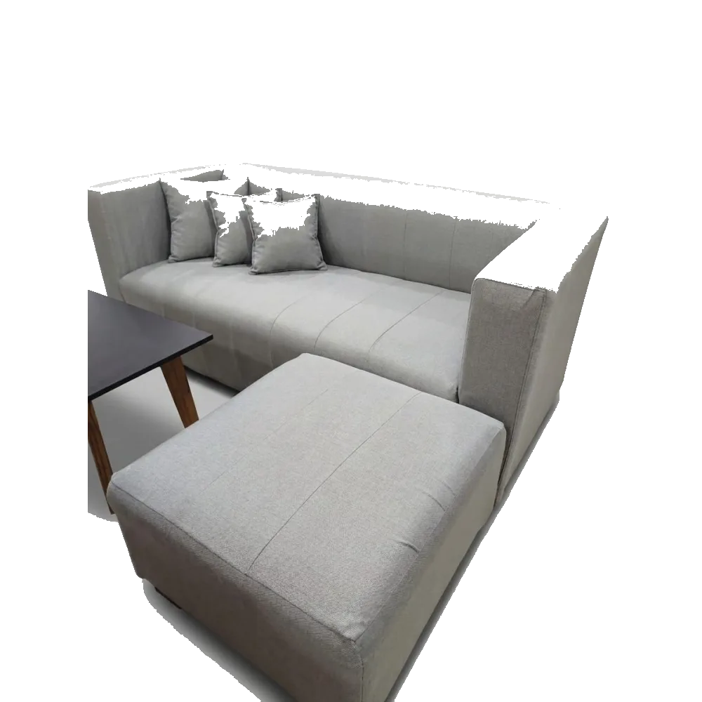SILLON PORTO RUSTIC GRIS CLARO 3C 180cm