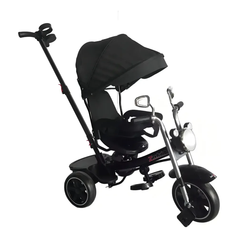 TRICICLO PRIORI REFORZADO MOTO NEGRO