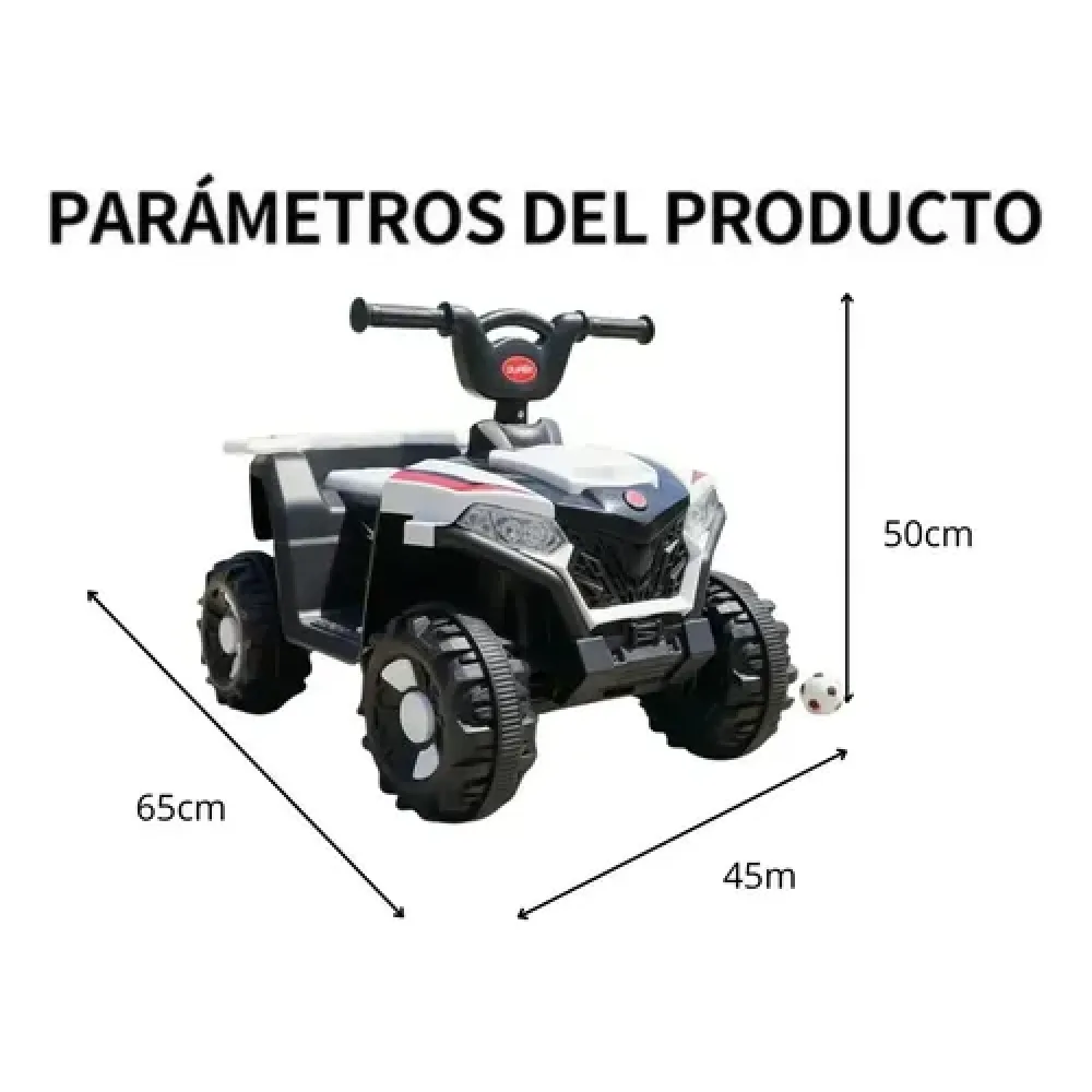 CUATRICICLO PRIORI V6 MOTOR 380 BLANCO