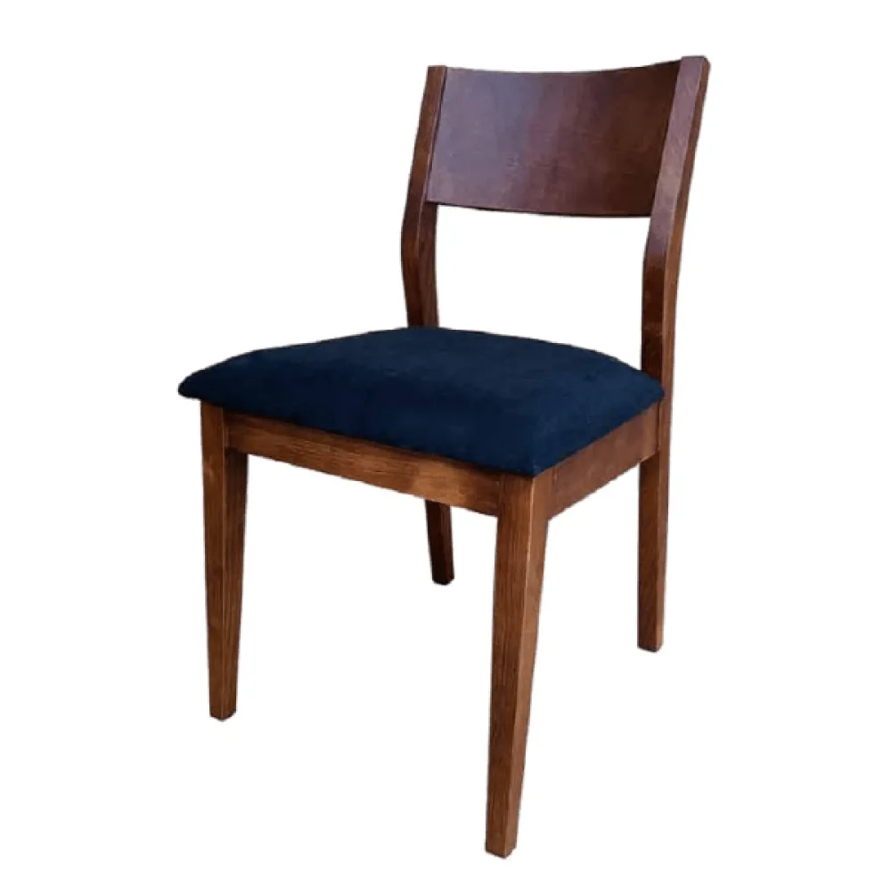 SILLA OPRANDI JOAQUINA ROBLE TAP. CUEROTEX NEGRO