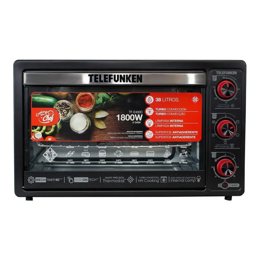 HORNO ELEC. TELEFUNKEN 38L  TF-E400C
