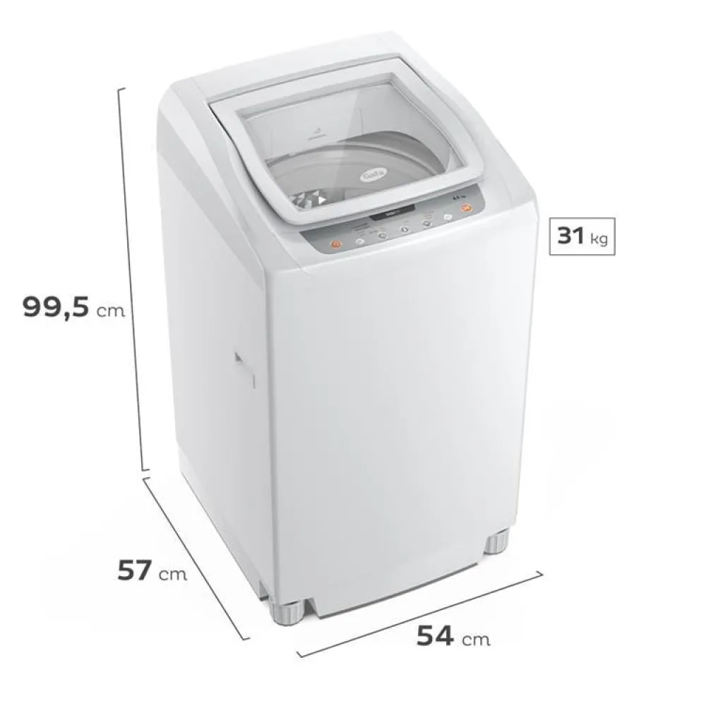LAVARROPA GAFA 6,5KG DIGIFIT BLANCO