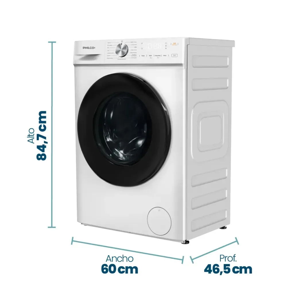 LAVARROPA PHILCO 6KG 1000RPM INVERTER PHLF61BN BCO