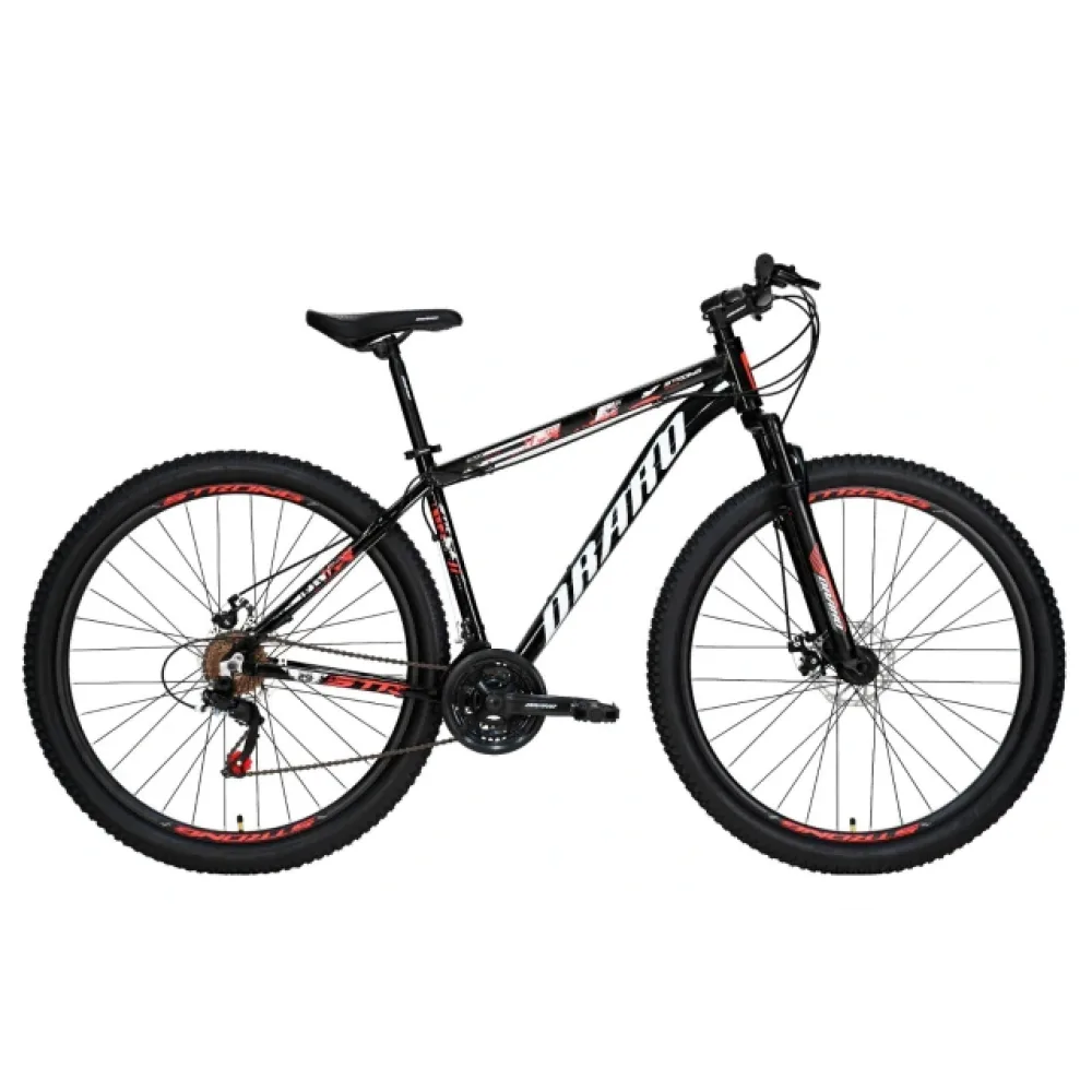 BICICLETA DRAKO STRONG R29 M C.NEGRO Y BLANCO/ROJO