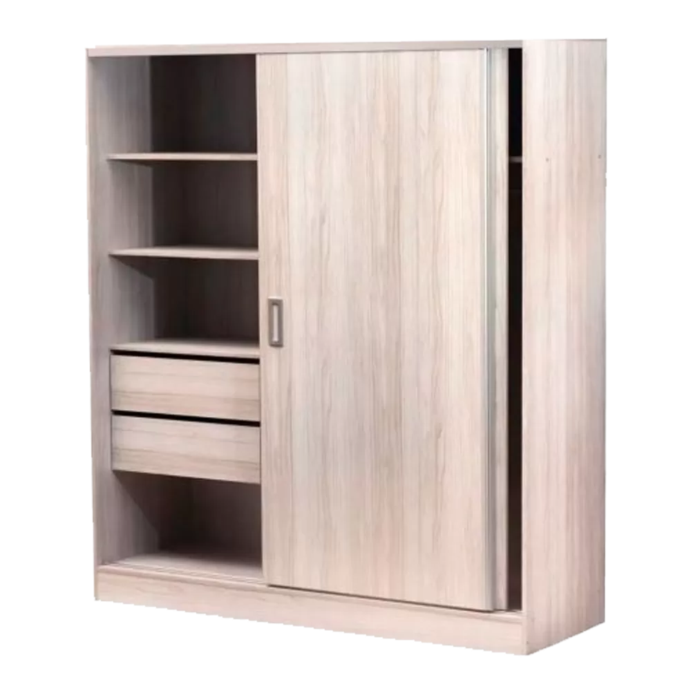 ROPERO MAXIMO 2PTAS CORRED. MARFIL (1600x1820x535)mm