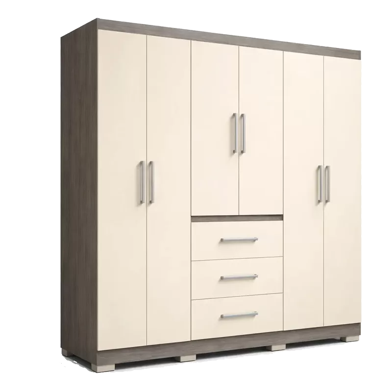 ROPERO MAXIMO 6TAS GOLDEN/OREGON (1805x1235x470)mm