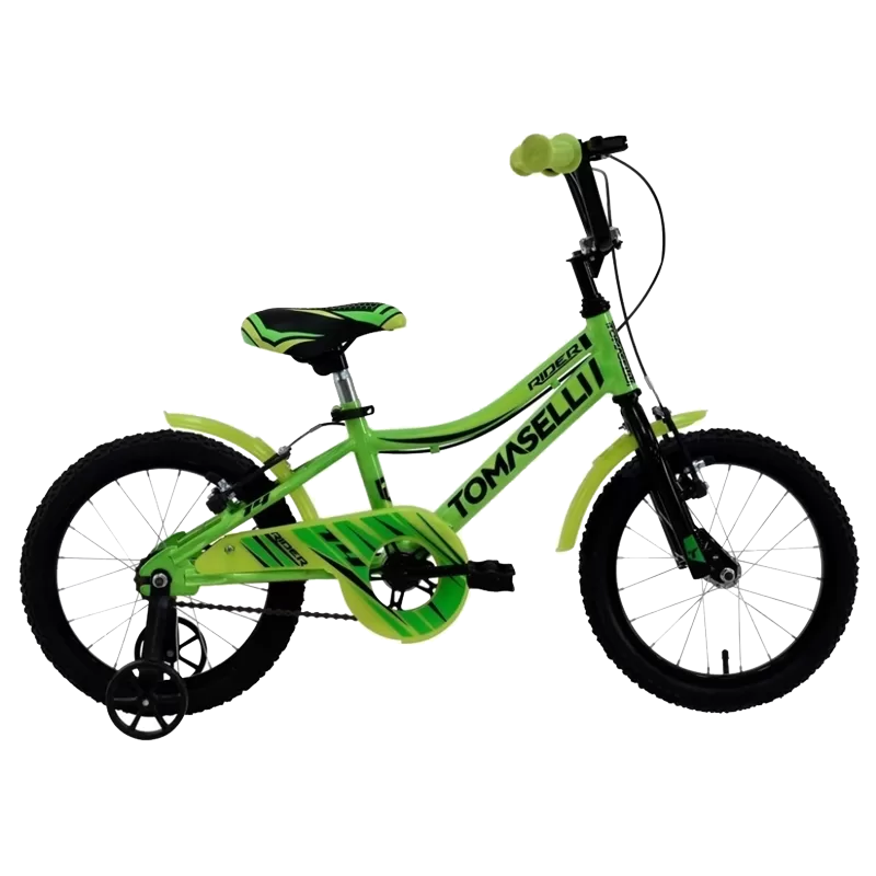 BICI.TOMASELLI RYDER R14 VERDE/NEGRO