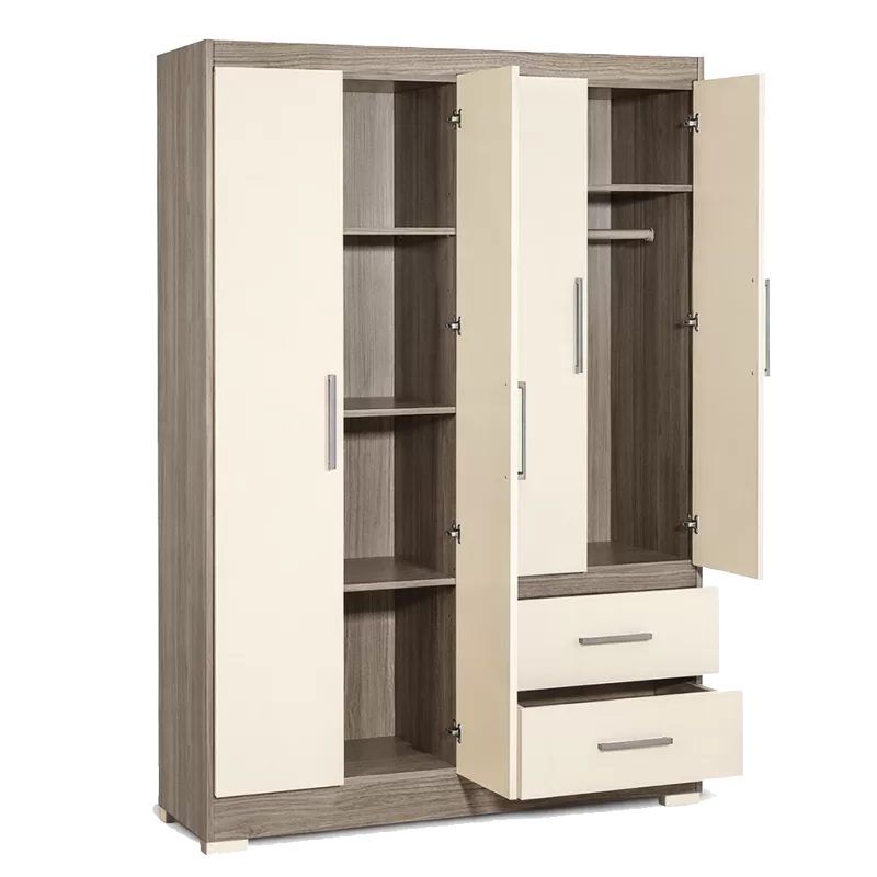 ROPERO MAXIMO 4TAS GOLDEN/OREGON (1805x1235x470)mm — imagen 2