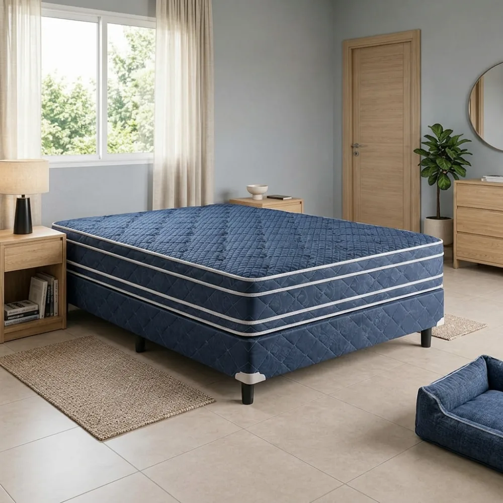 CONJUNTO SOMMIER MAXIKING ZAFIRO  1.40*190*0.30