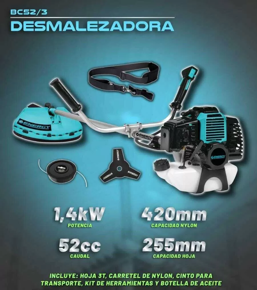 DESMALEZADORA ENERGY BC52/3 52CC — imagen 2
