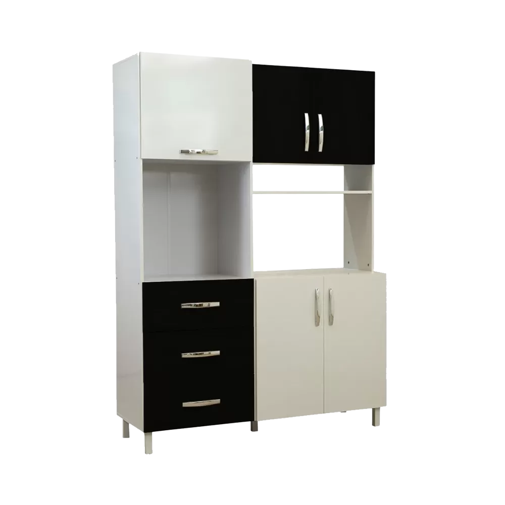 KIT DE COCINA MAXIMO 5PZAS 3 C BLANCO/NEGRO CA-1400 (B2)
