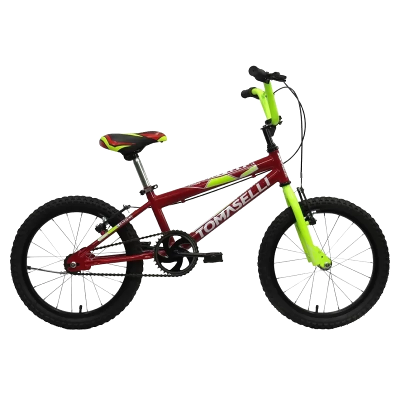 BICI.TOMASELLI FANATICS R16 ROJO/AMARILLO
