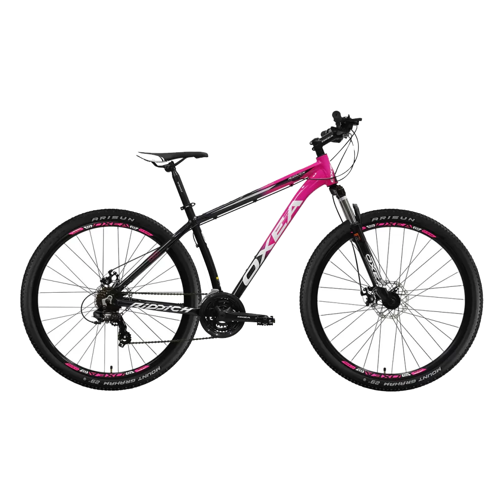 BICI. OXEA RIDDICH R29 M C.NEGRO Y DEGRADE/FUCSIA