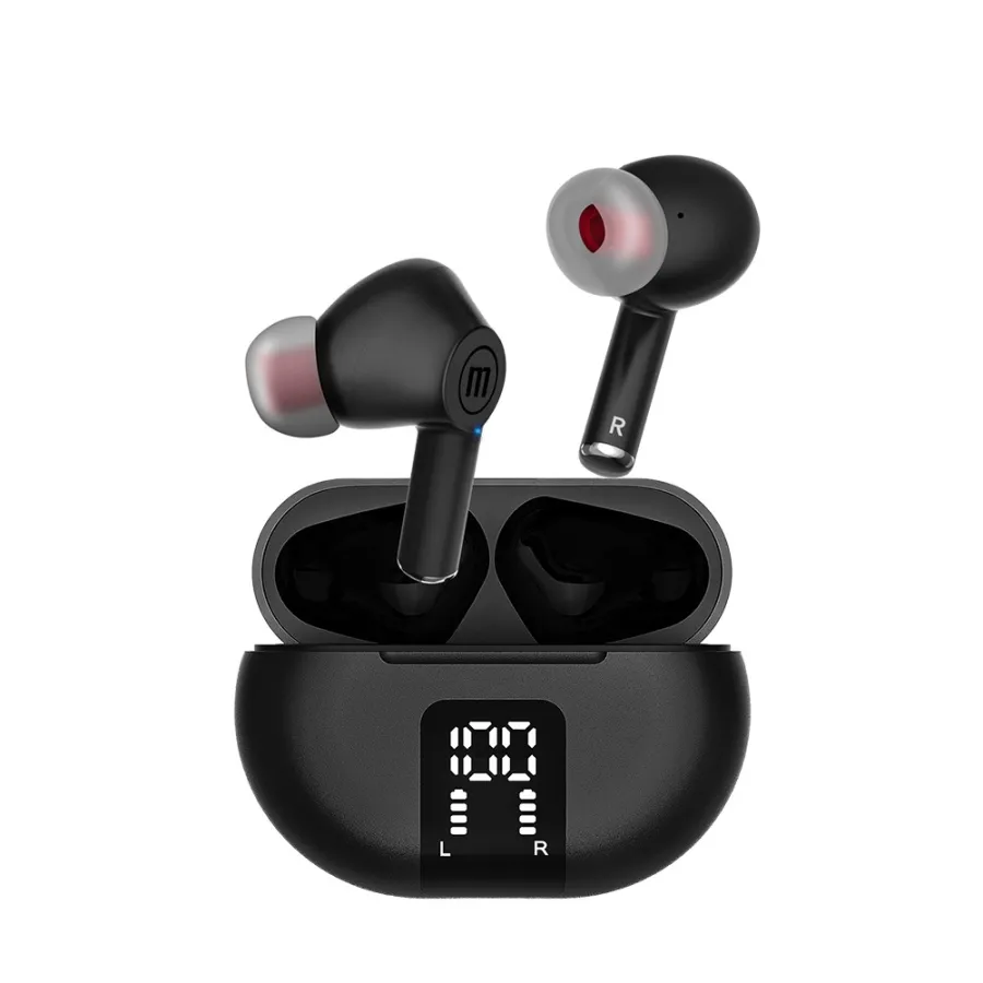 AURICULAR MAXELL EB-BTTWS635 MAXPODS ANC NEGRO