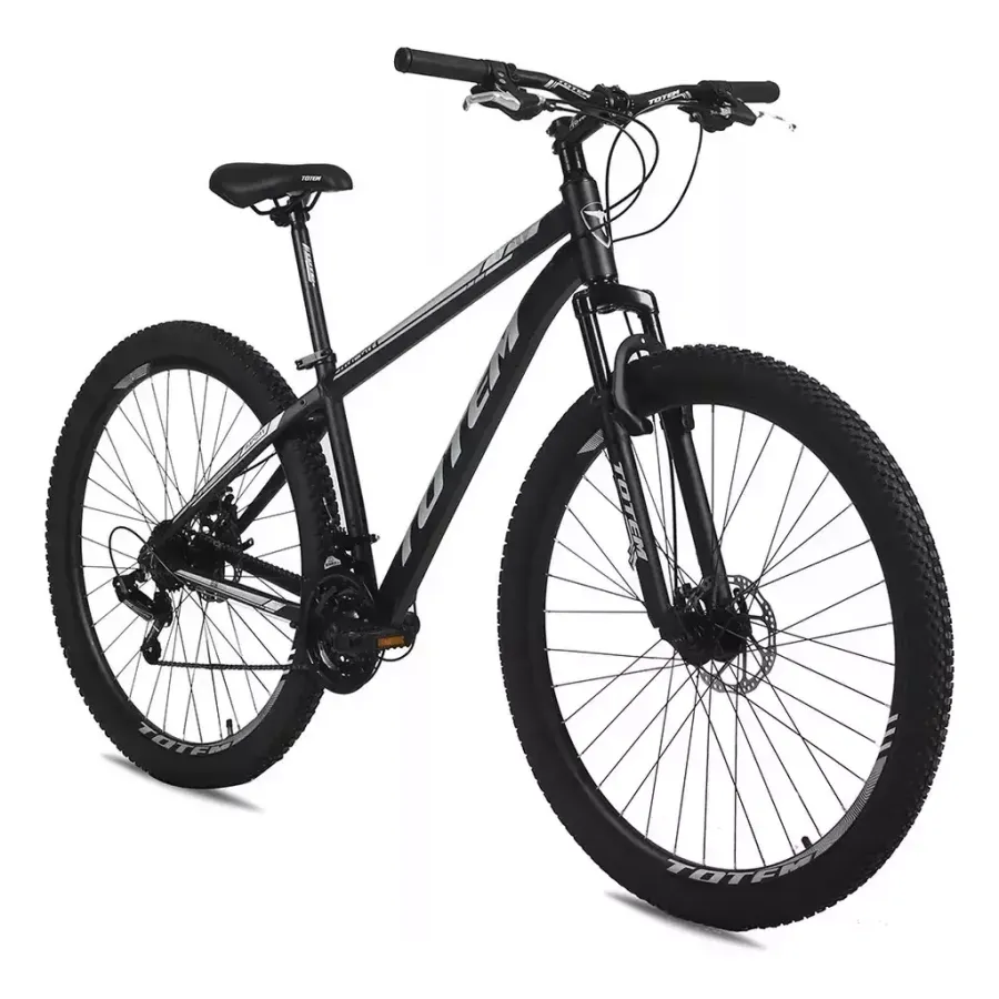 BICICLETA TOTEM MTB ALUMINIO R29 21 VEL TALLE M NEGR/ROJO/AZUL