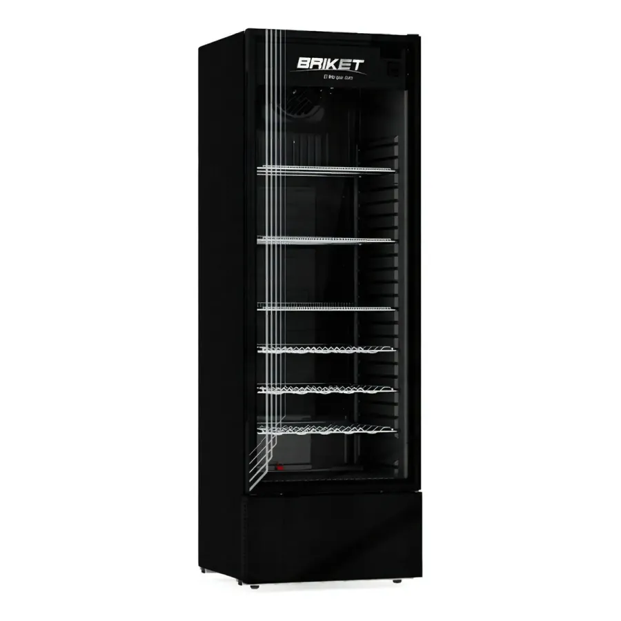 EXHIBIDOR VERTICAL BRIKET MASTER 5030 LED CI R290 NEGRO
