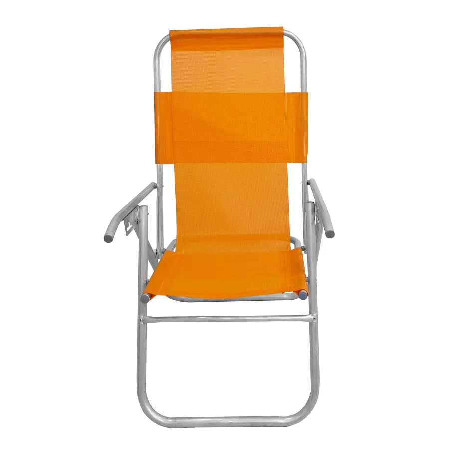 REPOSERA PLEG. AIMARETTI 5 POS CAÑO GRIS CINTA NARANJA