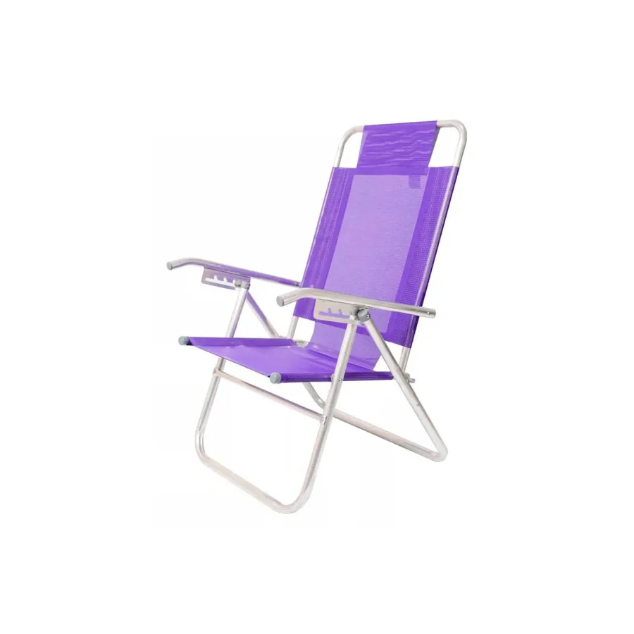 REPOSERA PLEG. AIMARETTI 5 POS CAÑO GRIS CINTA VIOLETA