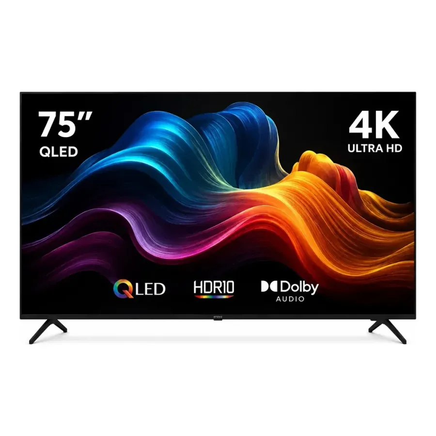 TV SMART ENOVA 75 QLED 4K UHD GOOGLE TV TE75UG12-TDF