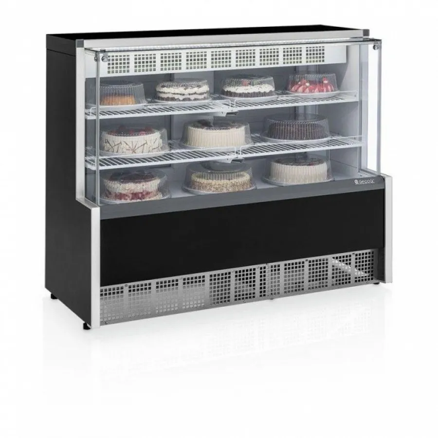 VITRINA INR 140 DUAL CALIENTE FRIA NEGRO FSQEA14N