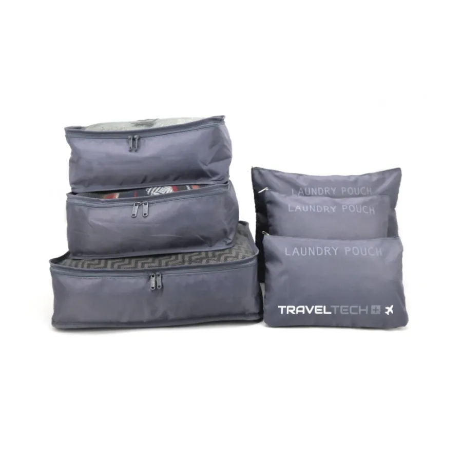ORGANIZADOR DE VIAJE TRAVEL TECH 16029 GRIS