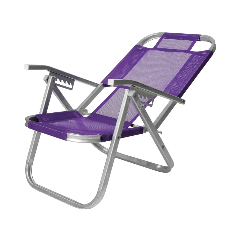 REPOSERA BTF CAD0394 DE ALUMINIO IPANEMA 5 POSICIONES VIOLETA