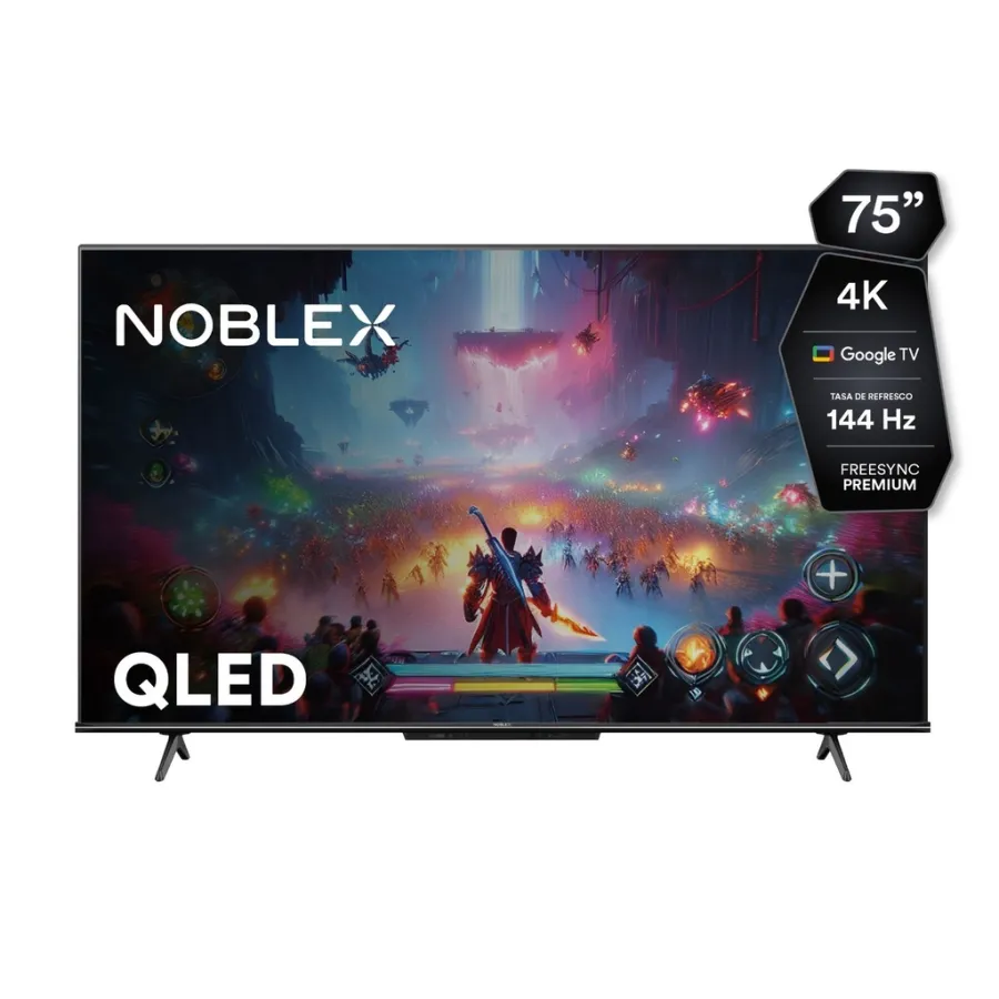TV QLED NOBLEX DQ75X9600 4K GOOGLE TV 75"