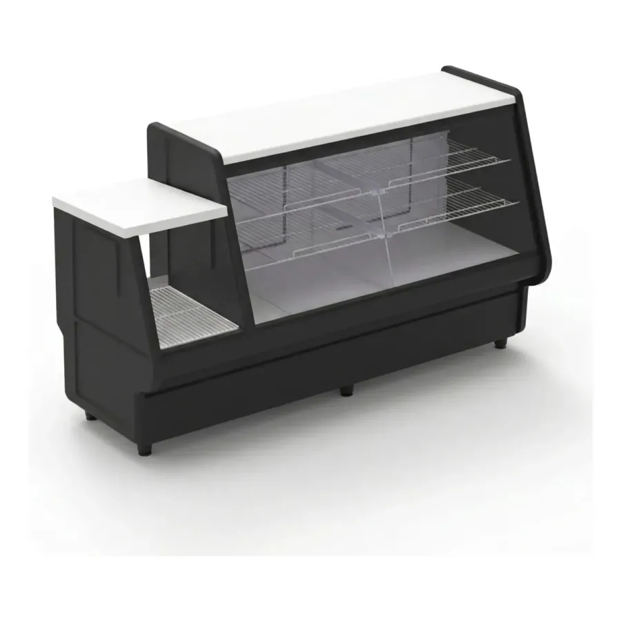 VITRINA USMAN PIKY 2000 ACERO V. CURVO - EQUIPADA A441