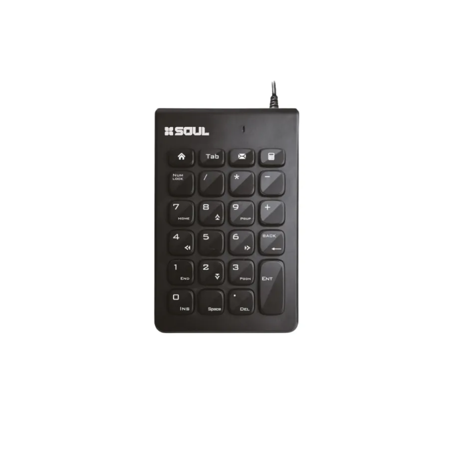 TECLADO NUMERICO SOUL PER-OK50NE NEGRO