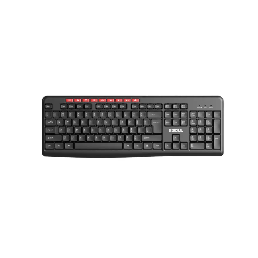 TECLADO SOUL PER-OKW100NE NEGRO