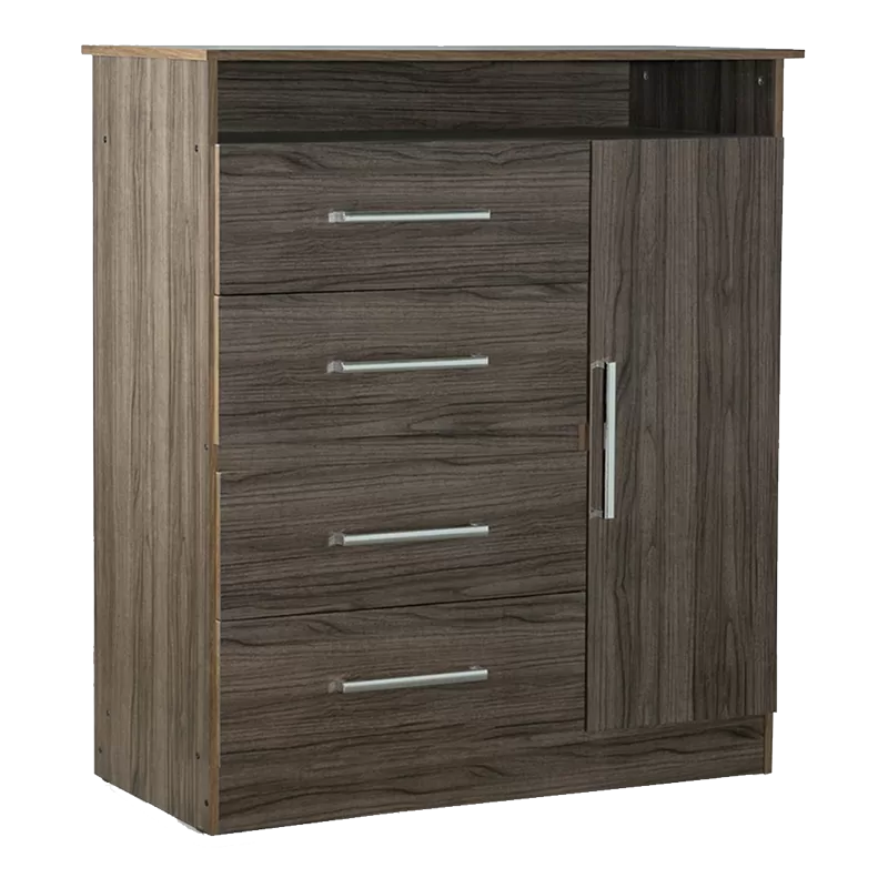 COMODA MAXIMO 1 PTA 4 CAJ.DAKOTA (1140x1000x485)mm